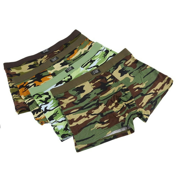 Wellspares - 4pcs/Box Soft Breathable Men'S Underwear Military ...