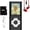 Black（Main unit + 32GB memory card）, variant on MP3 Player, Hotechs MP3 Music Player with 32GB Memory SD Card Slim Classic Digital LCD 1.82'' Screen MINI USB Port with FM Radio, Voice Record (Black)