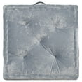 thumbnail image 2 of Safavieh Belia Solid Floor Pillow, 25" x 25" Square, Grey, 2 of 7