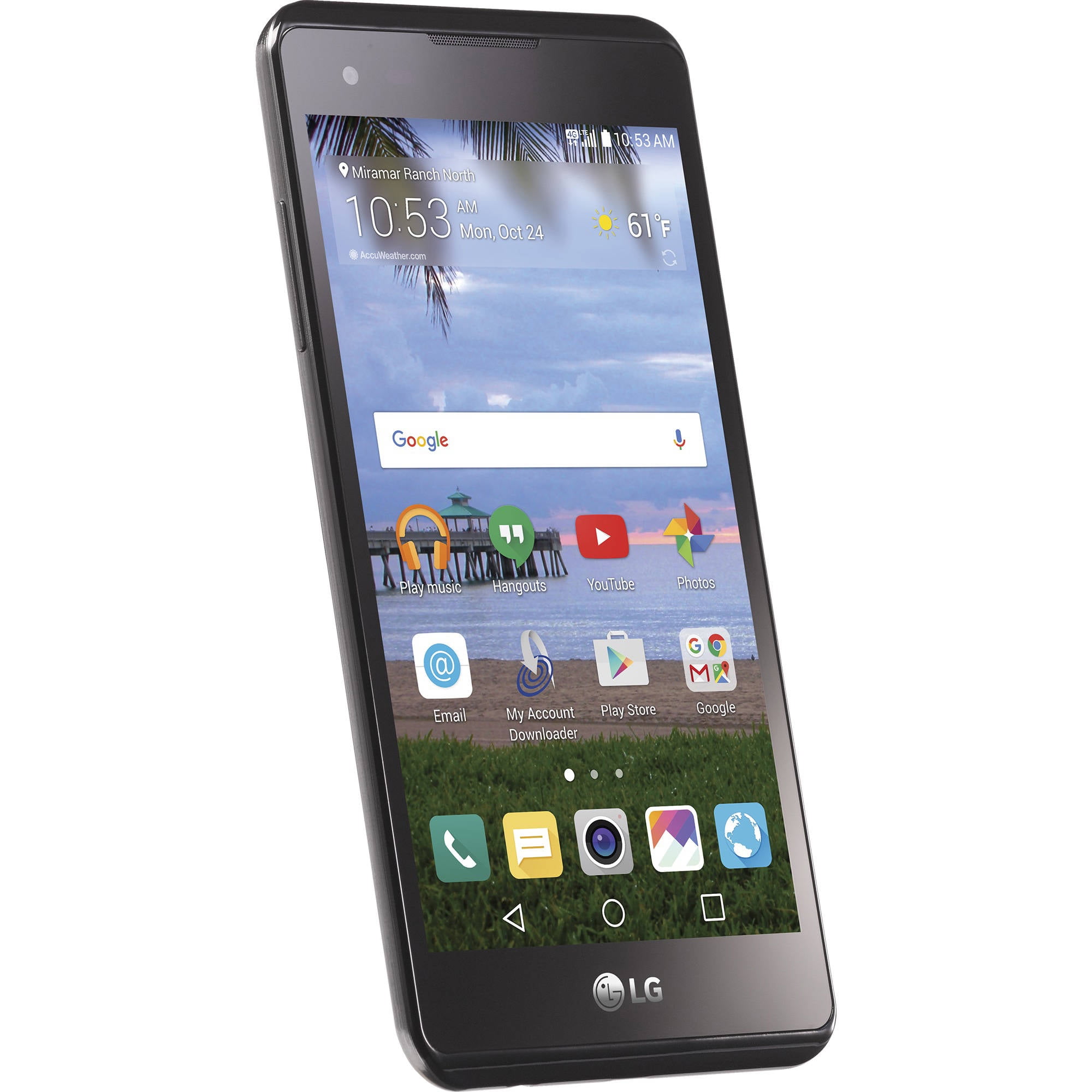 Straight Talk LG X Style 8GB Prepaid Smartphone, Black