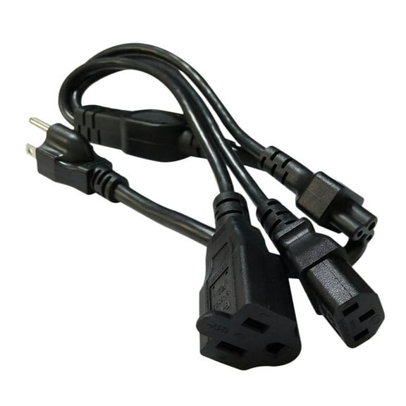 16AWG US 5-15P TO C13 C5 5-15R Japan Nema Plug 5-15P 3 Pin to US 5-15R IEC320 C5 C13 Wire Power Extension Cable(US Plug)