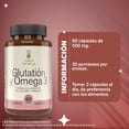 thumbnail image 3 of Glutatión Y Omega 3-60 cápsulas, suplemento alimenticio, 3 of 5