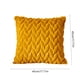 thumbnail image 3 of Funda de Cojín Decorativa con Bordado 3D de Hojas Amarillas | Cojín Lumbar Suave de Poliéster para Mesilla de Noche, Oficina o Sofá | 45X45Cm - 1 Unidad, 3 of 6