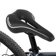 thumbnail image 3 of Sillín de bicicleta MTB Wdftyju cojín hueco transpirable suave negro, 3 of 7