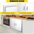 thumbnail image 4 of Qinaqin Robusto Stainless Steel cm de Profundidadouble Puerta Gabinete 36\, 4 of 6