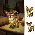 thumbnail image 6 of XEOVHV Chihuahua Lamp, Retro Dogs Stained Resin Tabletop Night Light, Dog Series Art Night Light, Dog Lamp Stained Glass, 3D Cute Pet LED Table Lamps, Gift for Lovers (5.9inches), 6 of 8