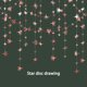 thumbnail image 5 of Deslumbrantes decoraciones para fiestas, pancarta de guirnalda de papel con puntos y círculo de estrellas, 5 of 5