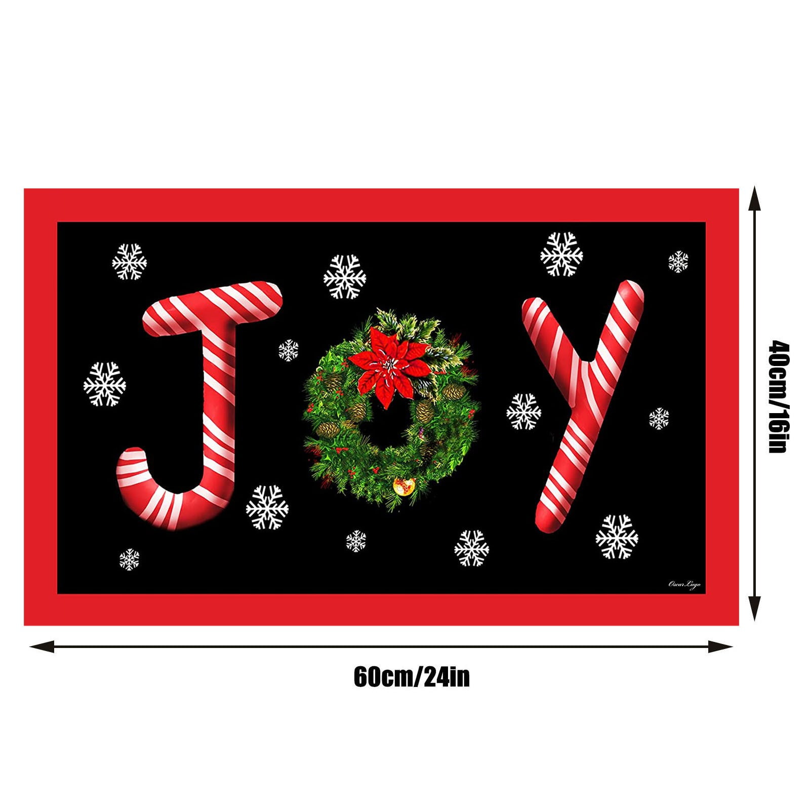 Randolph Christmas Doormat Personalized Front Door Decoration Christmas  Decoration - Walmart.com