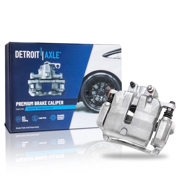 Detroit Axle - Front Right Passenger Side Brake Caliper w/ Bracket for Chevrolet Malibu Limited Buick LaCrosse Regal 2011 2012 2013 2014 2015 2016 2017