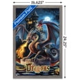 thumbnail image 3 of PD Moreno - Dragon Castle Wall Poster, 14.725" x 22.375" Framed, 3 of 5