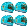 thumbnail image 3 of LJNYFDC Unisex Swimming Hats Kids Swimming Hats 4Pcs Quick Dry High Elastic Non Slip Seamless Fit Cartoon Pattern Protective Nylon Stretchy Cute Swim Caps, 3 of 6