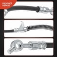 thumbnail image 5 of A-Premium Front Passenger Side Brake Hydraulic Hose Compatible with Select Kia Models - Optima 2006 2007 2008 2009 2010 - Replace# 587322G000, 5 of 8
