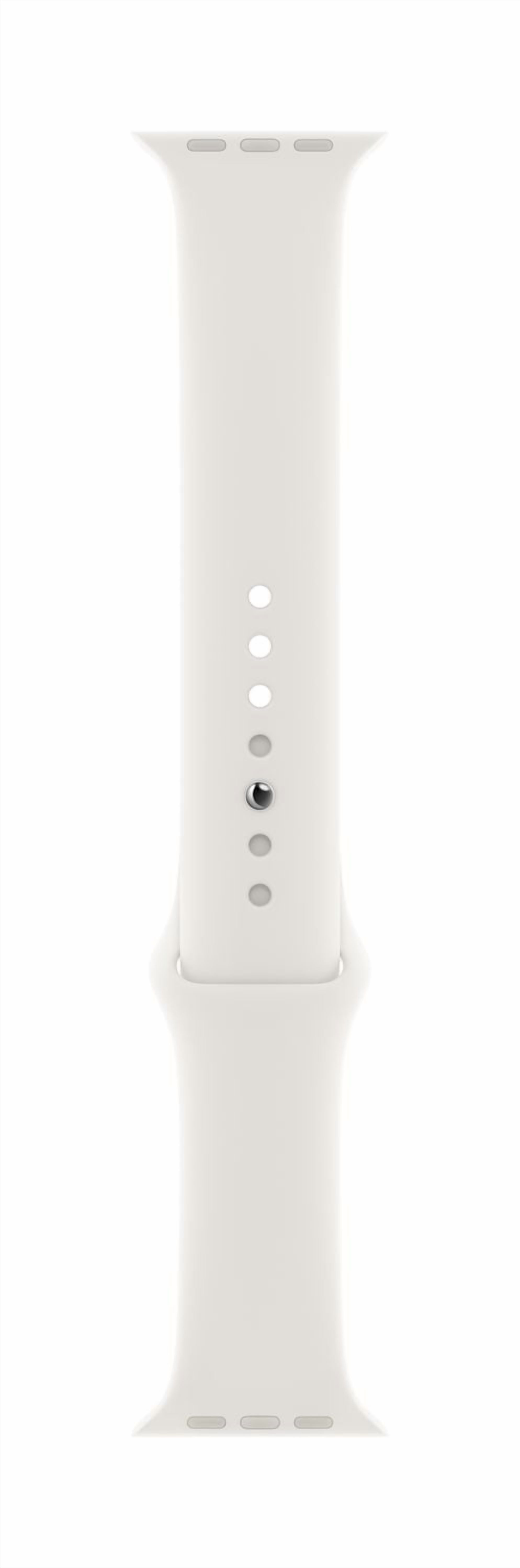 Bracelet sport à rabat Blanc pour Apple Watch 44mm