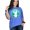 Flo Blue, variant on Retro Style Golf Swing Silhouette, Flo Blue Comfort Colors T-Shirt, Small