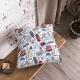 thumbnail image 5 of KLL London Landmark2 Decorative Throw Pillow Covers Velvet Soft for Couch Sofa Bedroom Living Room Outdoor (No pillow core)- 20"x20", 5 of 5