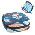 thumbnail image 1 of Bolsa pequeña Cupid para el período, bolsa con cremallera, bolsa de lona con cremallera, 12 x 17 x 17 cm, bolsa de tela Oxford para guardar compresas menstruales., 1 of 6