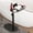 Black, variant on NUBILY Bamboo Bathtub Side Table with Adjustable Height, Freestanding Bath Caddy for Tub Against Wall, Small 15.75" x 8.66" Spa Tray Organizer, Natural