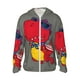 thumbnail image 1 of Balery Dinosaur Super Hero Cartoon Sudadera ligera de manga larga con capucha y protección solar UPF 50+ para hombre y mujer, ideal para pesca y running-Medium, 1 of 7