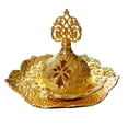 thumbnail image 1 of MasteelfCA 1Pc Elegant Hand-held Censer Metal Incense Burner Middle East Style Censer, 1 of 7