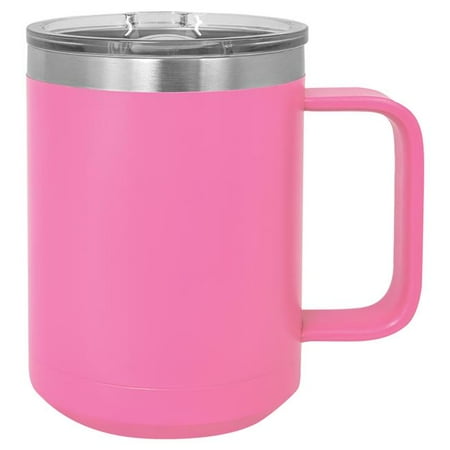 

Maxam JDLCM105 15 oz Stainless Steel Double Wall Vacuum Insulated Mug Pink