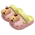 thumbnail image 2 of Tfken Todder Kids Girls Boys Sandals Cartoon Decoration Quick Dry Beach Swivel Ankle Strap Eva Pink Slippers Size 2-3 Years, 2 of 3