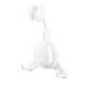 thumbnail image 2 of Bearachild Soporte de cabezal de ducha Soporte de cabezal de ducha con ventosa de plástico Soporte de baño ajustable de 360 ​​​​°, blanco Type2 NO2 Bearachild HA006169-01B, 2 of 6