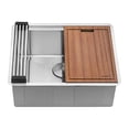 thumbnail image 2 of Ruvati 27 x 19 x 12 inch Deep Laundry Utility Workstation Sink Undermount 16 Gauge - RVU6327, 2 of 4