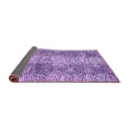 thumbnail image 2 of Ahgly Company Indoor Square Solid Purple Modern Area Rugs, 4' Square, 2 of 4
