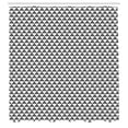 thumbnail image 2 of Ambesonne Abstract Shower Curtain, Art Deco Triangles Motif, 69"Wx70"L, White and Charcoal Grey, 2 of 4
