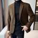 thumbnail image 4 of Nuevos trajes y blazers para hombre, conjunto informal de 2 piezas de corte entallado, ropa clásica para hombre, pantalones elegantes para ceremonia, 4 of 5