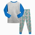 thumbnail image 4 of Toddler Baby Boy Outfit Sets Fall Winter Clothes 2T 3T 4T 5T 6T 7T 2PCS Long Sleeve Round Neck Dinosaur 3D Printed T Shirts Tops Pants Outfits Clothes Set Kaprioy Pajamas Sleepwear, 4 of 7