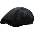 thumbnail image 2 of Corduroy Ivy Hat Golf Driving Ascot Winter Flat Cabbie Newsboy Debonair, 2 of 2