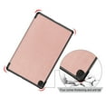 thumbnail image 5 of Dteck Slim Case for Samsung Galaxy Tab S6 Lite 10.4 Inch 2022/2020 Model (SM-P610/P613/P615/P619), Hard Back Shell PU Leather Shockproof Stand Back Cover,Rosegold, 5 of 8