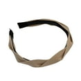 thumbnail image 5 of Eoperou Hair Band All-match Non-yellowing Elegant Decorative Headdress Women Solid Color Wide Braided Headband for Dating, 5 of 8