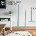 thumbnail image 5 of Carpet Rake for Pet Hair Removal - Reusable Remover, 60” Adjustable Long Handle Cat Dog Scraper with Patented Design, Brush Rugs, Mats Blue 60�, 5 of 8