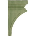 thumbnail image 3 of Ekena Millwork 7"W x 7 3/4"D x 14"H Jumbo Nevio Wood Vintage Decor Corbel, Restoration Green, 3 of 6