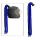 thumbnail image 4 of Casco unisex para adultos con rampa degradada, cola de caballo, peluca rizada para motocicleta Azul profundo, 4 of 9
