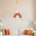 thumbnail image 4 of Decoración de pared colorida tejida con arcoíris para fiestas, para niños, guardería, aula, decoración del hogar para niños, 4 of 5