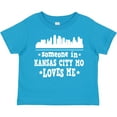 thumbnail image 3 of Inktastic Kansas City Missouri Loves Me Skyline Boys or Girls Toddler T-Shirt, 3 of 5