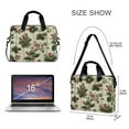 thumbnail image 3 of 16" Laptop Briefcase for Work Travel Laptop Shoulder Bag Carrying Handbag Laptop Case Pine Boughs and Holly Pattern, 3 of 8