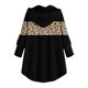 thumbnail image 5 of Puntoco Mujer Botón Felpa Tops Con Capucha Cárdigan Suelto Leopardo Patchwork Abrigo Chaqueta Liquidación Puntoco Puntoco-4272, 5 of 5