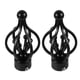 thumbnail image 3 of Curtain Rod Cap Finial 2Set Fashionable Drapery Rod Interior Designers Bedroom Iron Decorative, 3 of 3