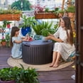 thumbnail image 6 of Keter Circa Patio Deck Storage Box and Table for Outdoor Furniture, Brown, 6 of 10