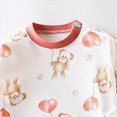 thumbnail image 6 of NOLDARES Kids Toddler Boy Pajamas Pj Set Long Sleeve Snug Fit Soft & Cozy Sleepwear Loungewear 2-Pack 6-12 Months 12-24 Months 2t 3t 4t 5t 6t 7t 8t 9t Children,Pink,5-6 Y, 6 of 9