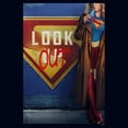 thumbnail image 2 of Girls Supergirl Official Look Out Poster T Shirt, 2 of 5