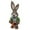 D, variant on 14-Inch Garden Easter Bunny Stake, Realistic Rush Covered Rabbit on Metal Stick, Charming Outdoor Decor for Flower Beds & Walkway C
