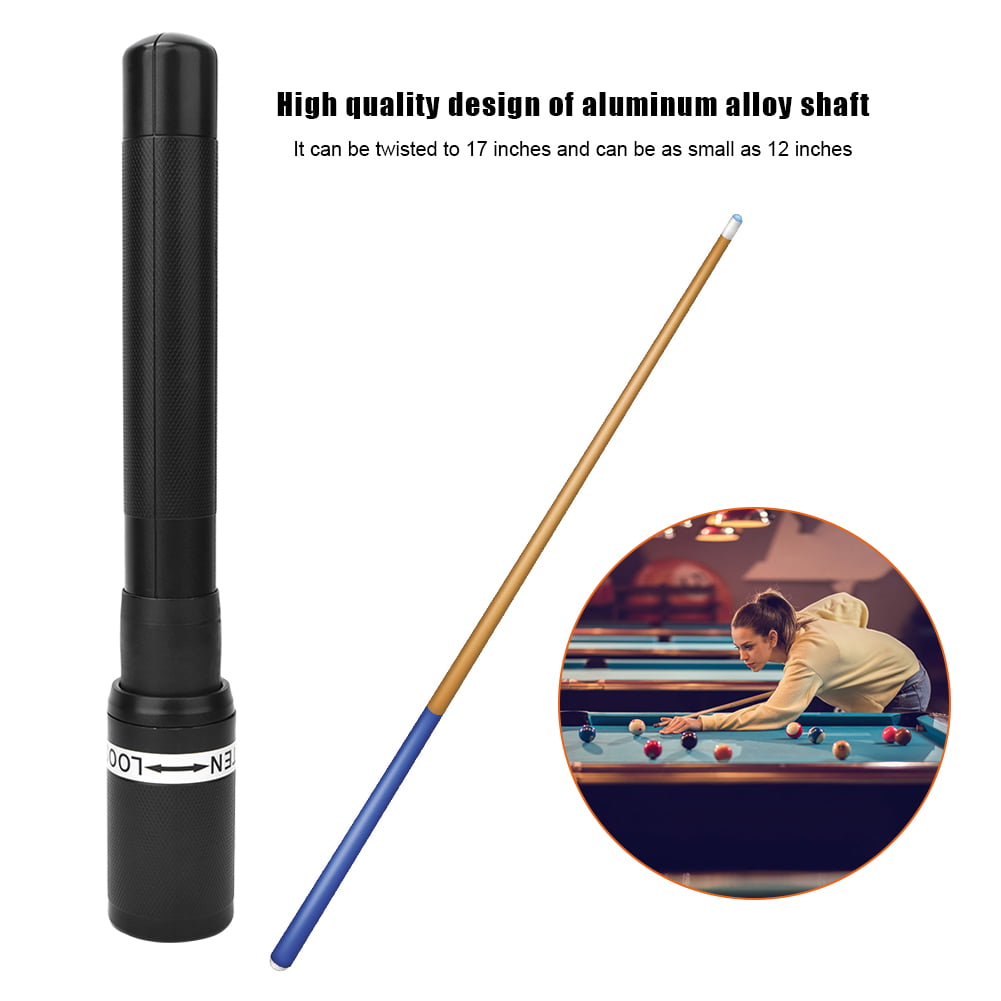 9 Balls Telescopic Extension Cue Butt End Lengthener Extreme Extender Pool Cue Billiards Stick Extension 