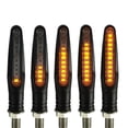 thumbnail image 2 of 2x2pcs Universal Flowing Motorcycle LED Indicador de Señal Lámpara de lámpara 12V Sharpla Intermitentes de motocicleta 12V, 2 of 8