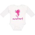 thumbnail image 3 of Inktastic Sweetheart- seahorse Boys or Girls Long Sleeve Baby Bodysuit, 3 of 5