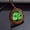 16, variant on [1pc Four-Leaf Clover Lucky Necklace] 1pc Fashion Wooden Four-Leaf Clover Pendant Necklace, Shamrock Green Glass Inlay, Lucky Charm Rope Chain Jewelry for Women and Men, Vintage Style Gift,16